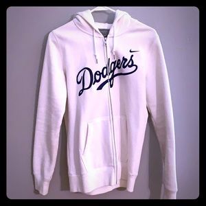Nike zip up Dodger hoodie